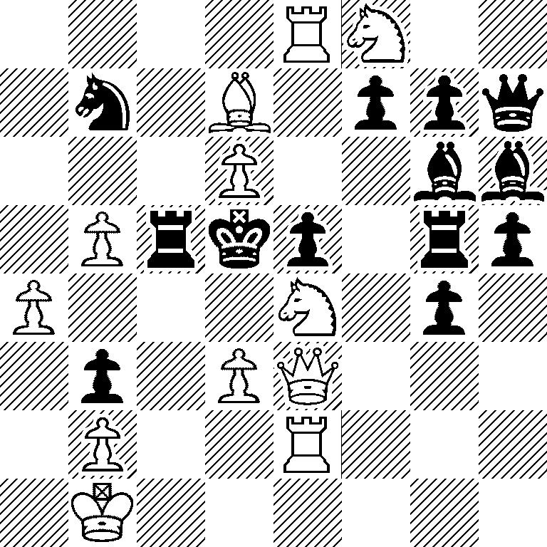 4RN2/1n1B1ppq/3P2bb/1Prkp1rp/P3N1p1/1p1PQ3/1P2R3/1K6