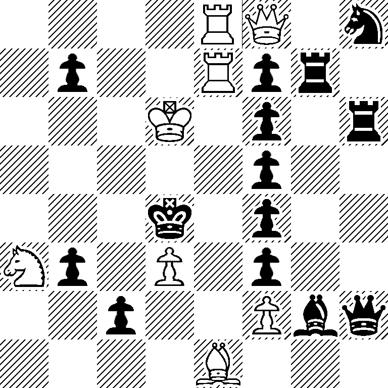 4RQ1n/1p2Rpr1/3K1p1r/5p2/3k1p2/Np1P1p2/2p2Pbq/4B3