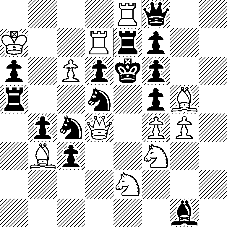 4Rq2/K2Rrp2/p1Ppkp2/r2n1pB1/1pnQ1PP1/1Bp2N2/4N3/6b1