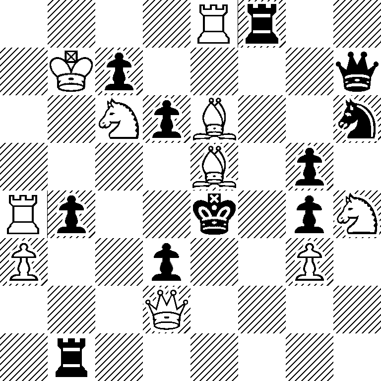 4Rr2/1Kp4q/2NpB2n/4B1p1/Rp2k1pN/P2p2P1/3Q4/1r6