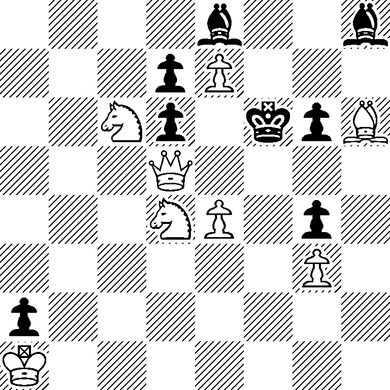 4b2b/3pP3/2Np1kpB/3Q4/3NP1p1/6P1/p7/K7