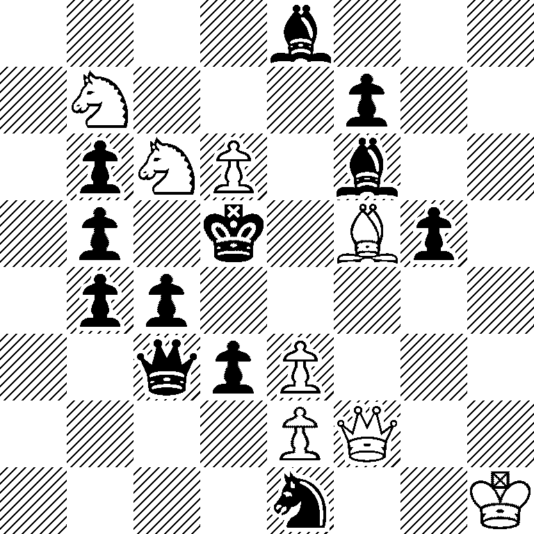 4b3/1N3p2/1pNP1b2/1p1k1Bp1/1pp5/2qpP3/4PQ2/4n2K