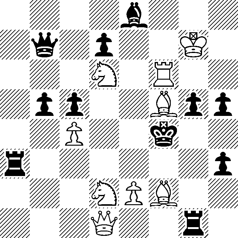 4b3/1q1p2K1/3N1R2/1pp2Bpp/2P2k2/r6p/3NPB2/3Q2r1