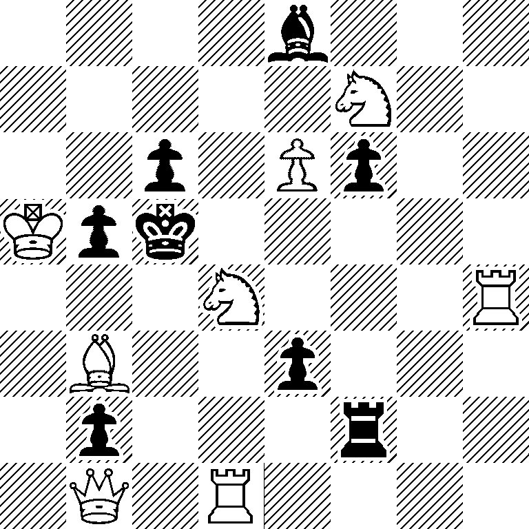 4b3/5N2/2p1Pp2/Kpk5/3N3R/1B2p3/1p3r2/1Q1R4