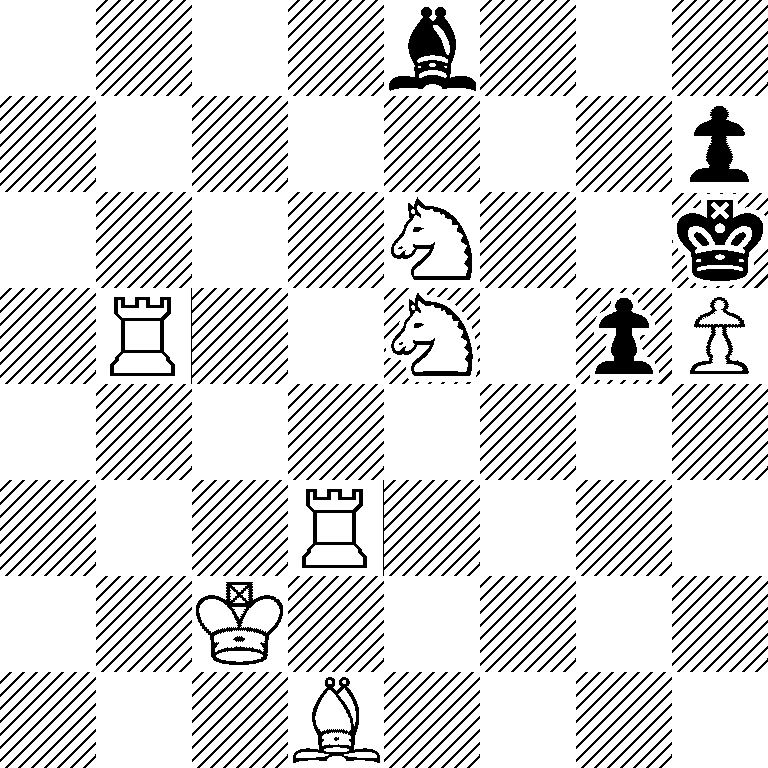 4b3/7p/4N2k/1R2N1pP/8/3R4/2K5/3B4