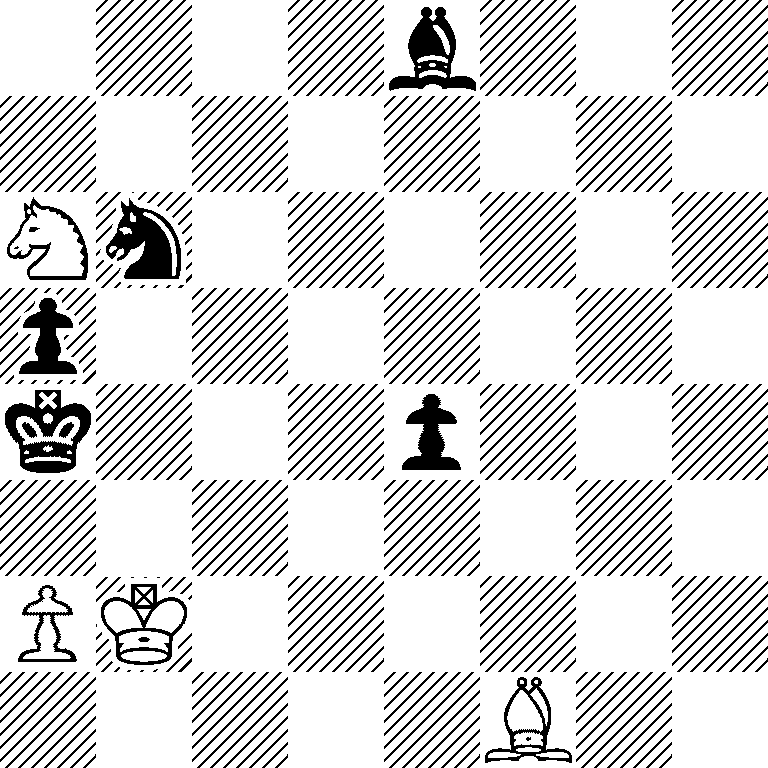 4b3/8/Nn6/p7/k3p3/8/PK6/5B2