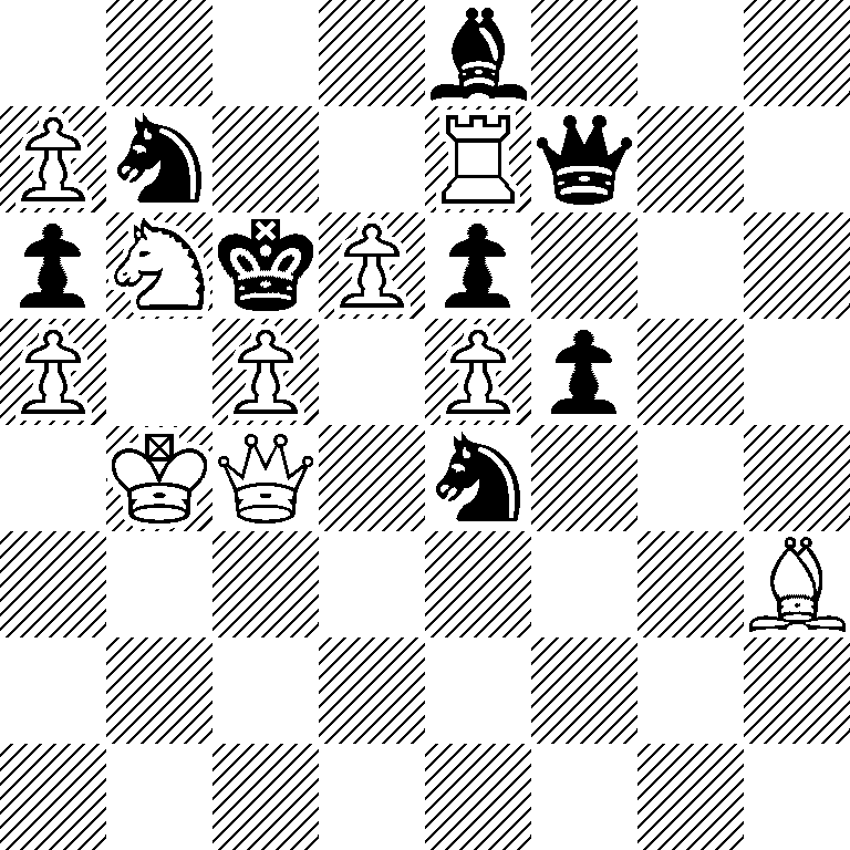 4b3/Pn2Rq2/pNkPp3/P1P1Pp2/1KQ1n3/7B/8/8