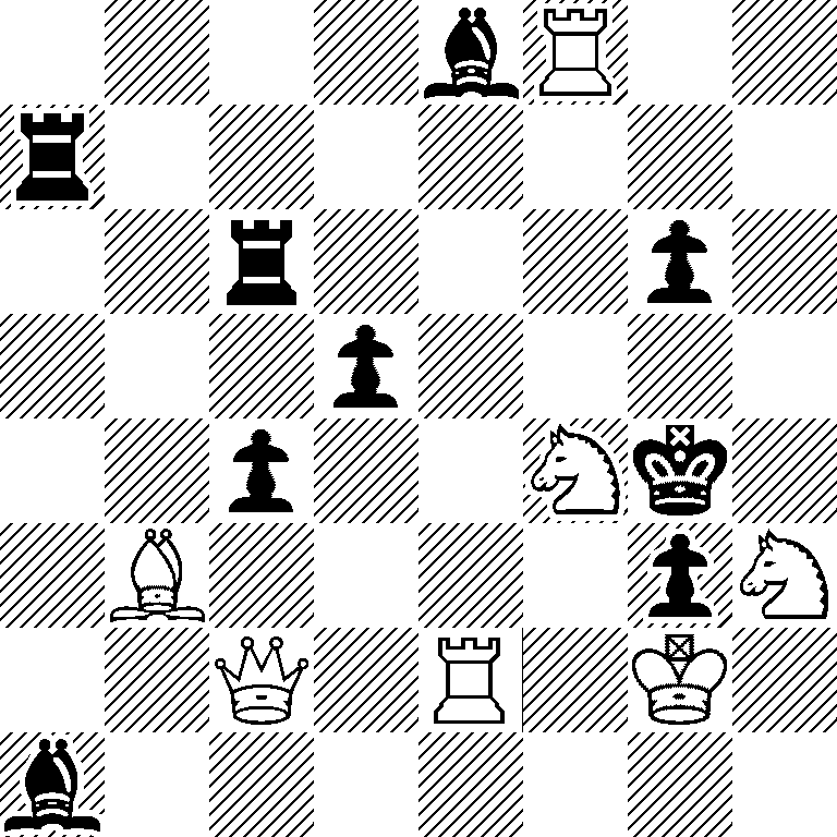 4bR2/r7/2r3p1/3p4/2p2Nk1/1B4pN/2Q1R1K1/b7