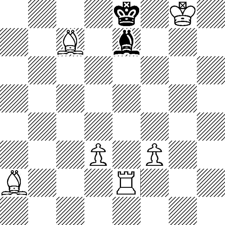 4k1K1/2B1b3/8/8/8/3P1P2/B3R3/8