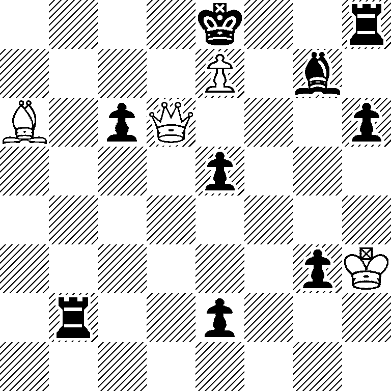 4k2r/4P1b1/B1pQ3p/4p3/8/6pK/1r2p3/8