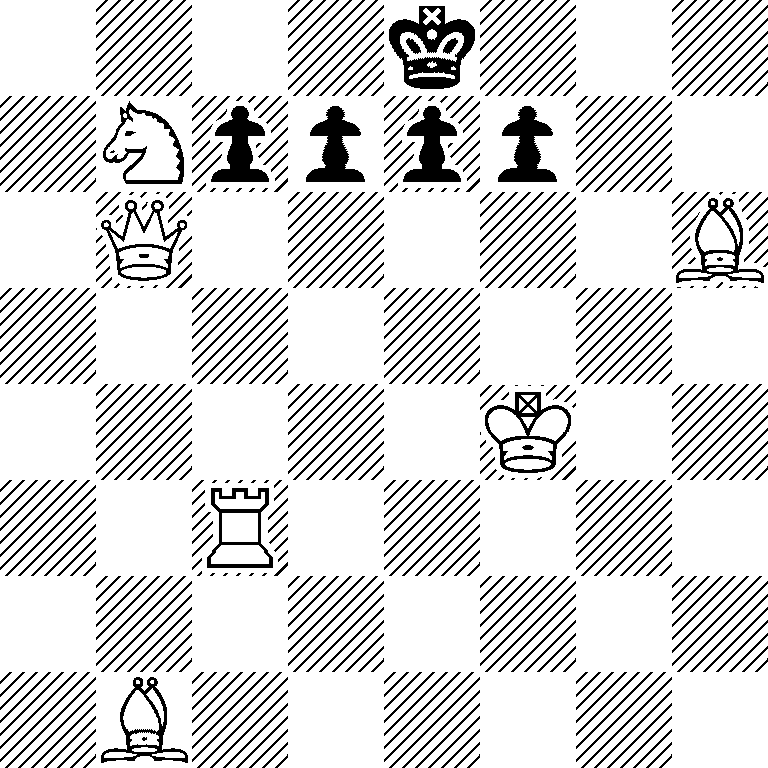 4k3/1Npppp2/1Q5B/8/5K2/2R5/8/1B6