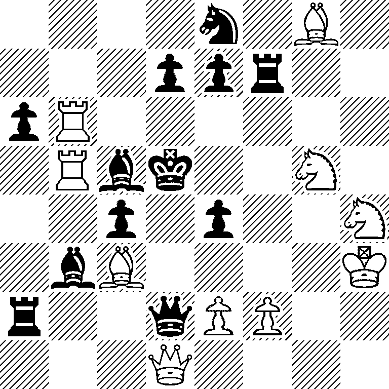 4n1B1/3ppr2/pR6/1Rbk2N1/2p1p2N/1bB4K/r2qPP2/3Q4