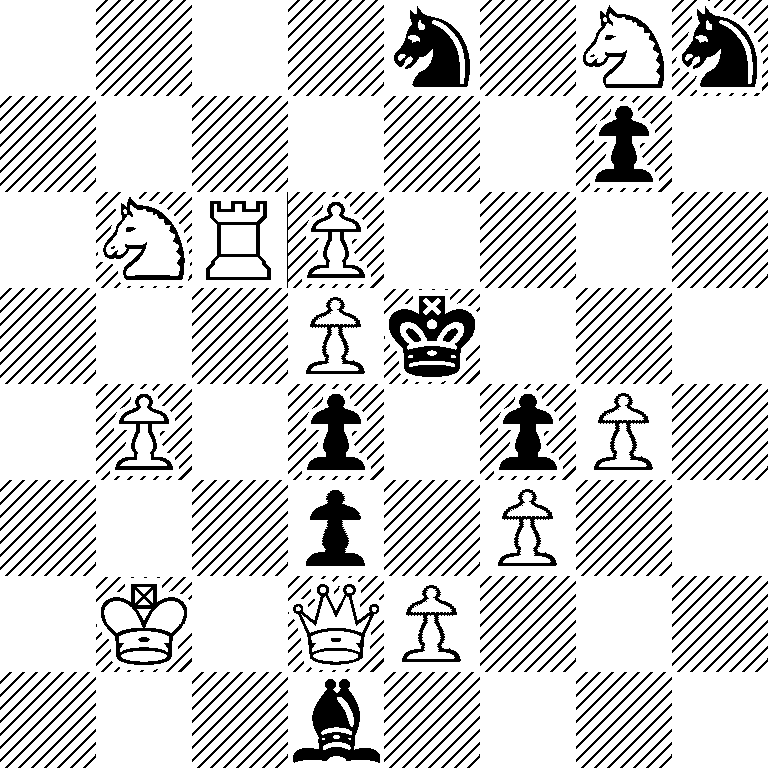 4n1Nn/6p1/1NRP4/3Pk3/1P1p1pP1/3p1P2/1K1QP3/3b4