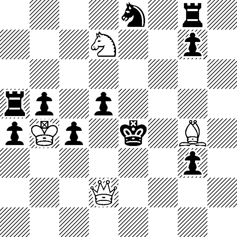 4n1r1/3N2p1/8/rp1p4/pKp1k1B1/6p1/3Q4/8