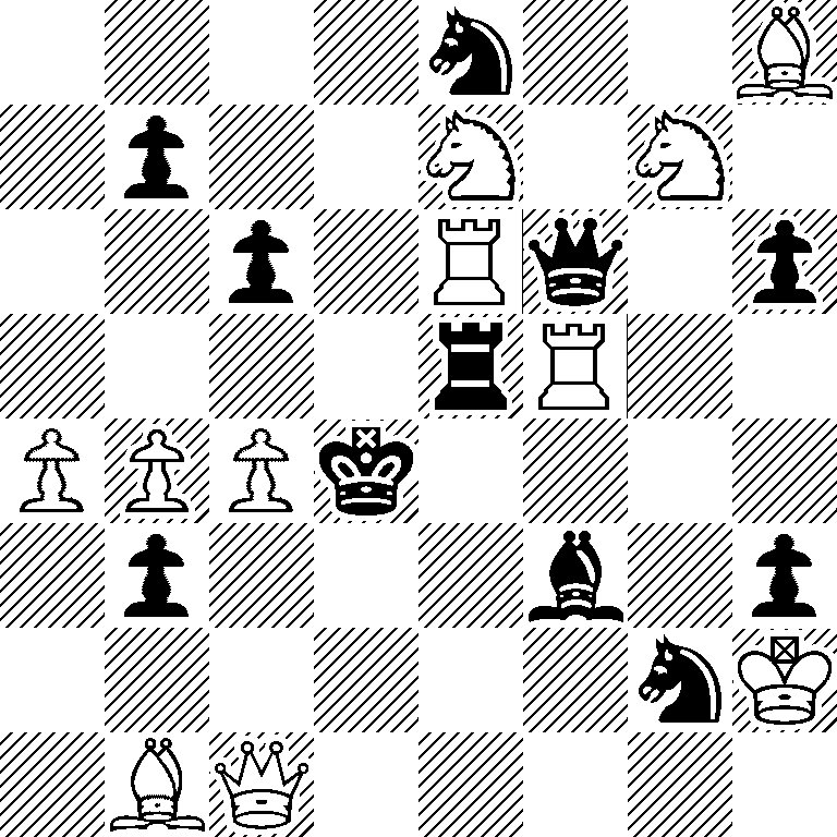 4n2B/1p2N1N1/2p1Rq1p/4rR2/PPPk4/1p3b1p/6nK/1BQ5