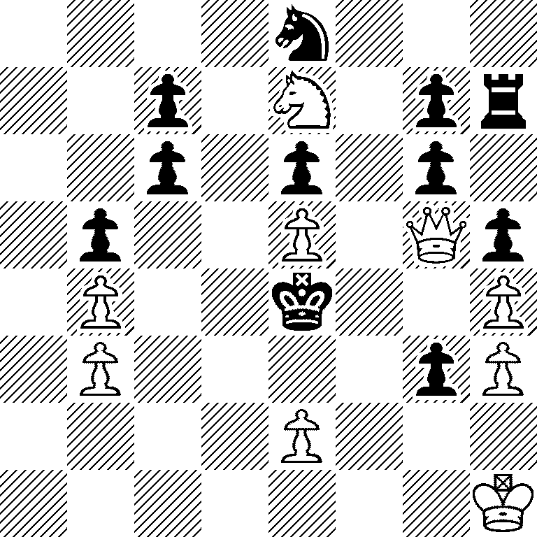 4n3/2p1N1pr/2p1p1p1/1p2P1Qp/1P2k2P/1P4pP/4P3/7K
