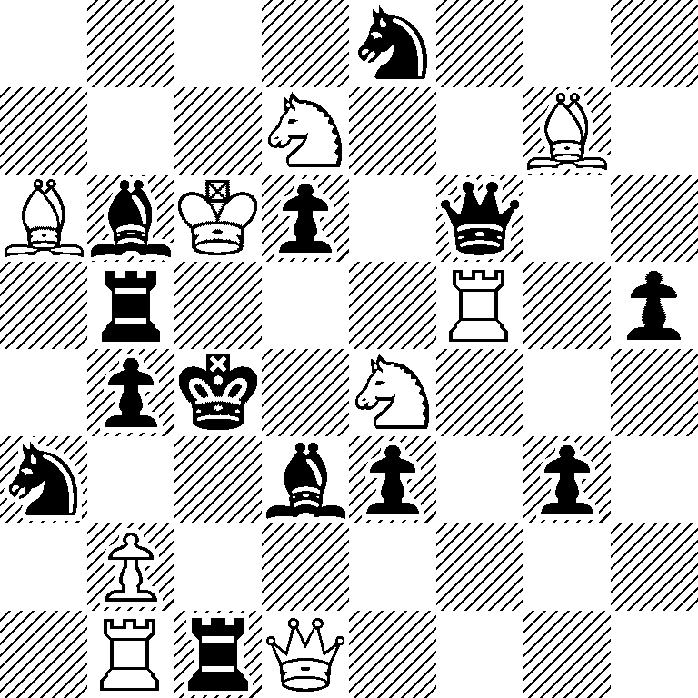 4n3/3N2B1/BbKp1q2/1r3R1p/1pk1N3/n2bp1p1/1P6/1RrQ4