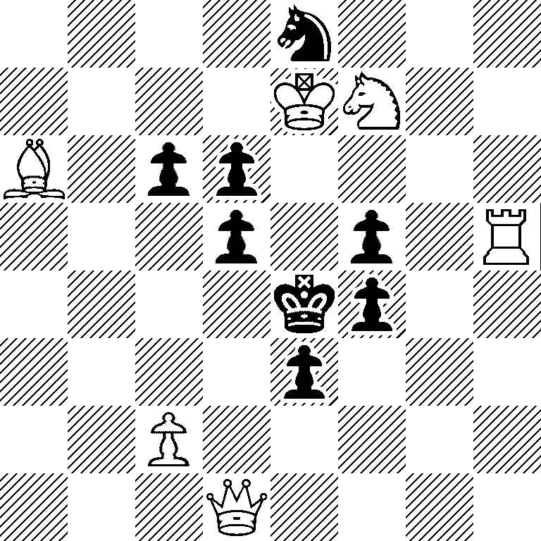 4n3/4KN2/B1pp4/3p1p1R/4kp2/4p3/2P5/3Q4