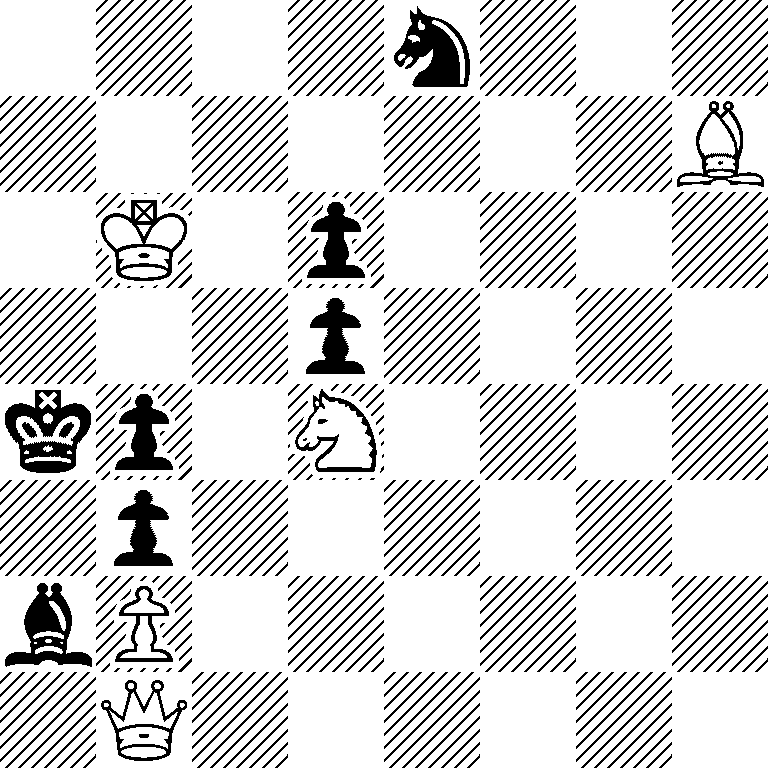 4n3/7B/1K1p4/3p4/kp1N4/1p6/bP6/1Q6