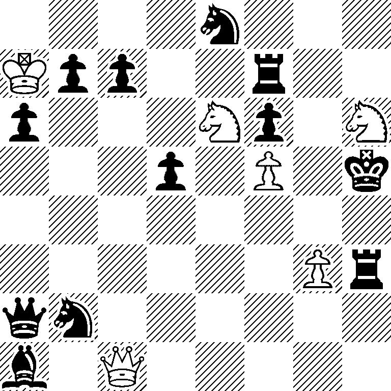 4n3/Kpp2r2/p3Np1N/3p1P1k/8/6Pr/qn6/b1Q5