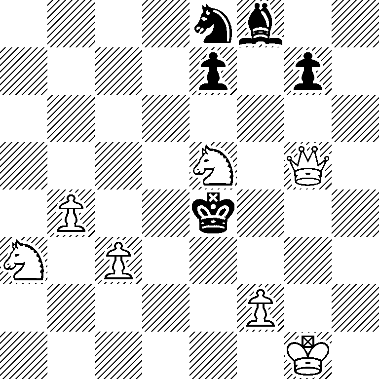 4nb2/4p1p1/8/4N1Q1/1P2k3/N1P5/5P2/6K1