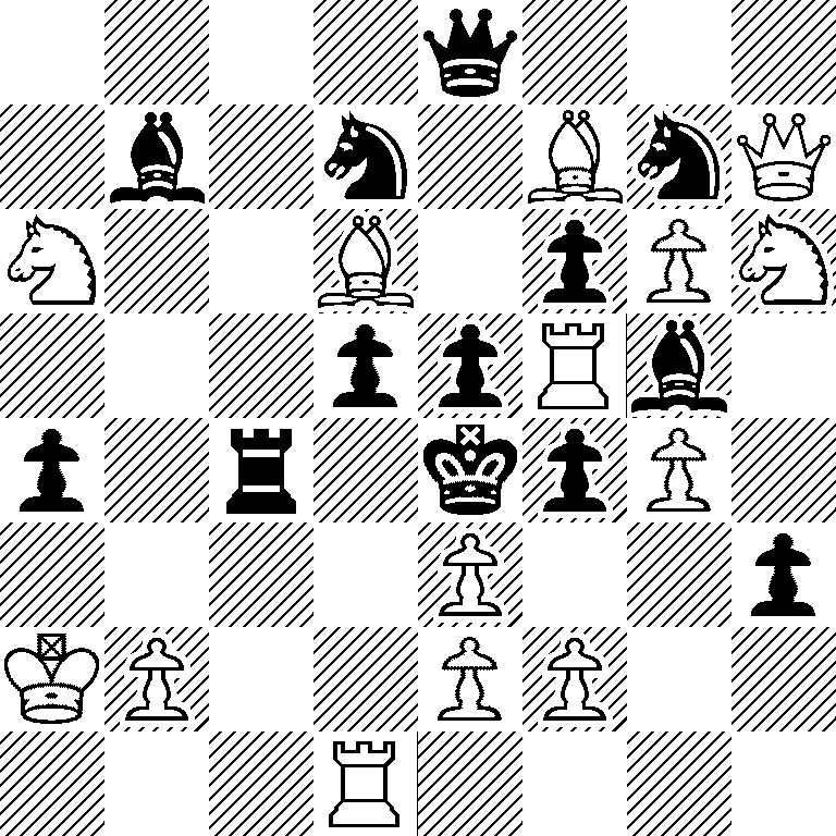 4q3/1b1n1BnQ/N2B1pPN/3ppRb1/p1r1kpP1/4P2p/KP2PP2/3R4