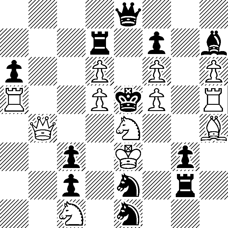 4q3/3r1p1b/p2P1P1P/R2PkP1R/1Q2N2B/2p1K1p1/2p1n1r1/2N1n3