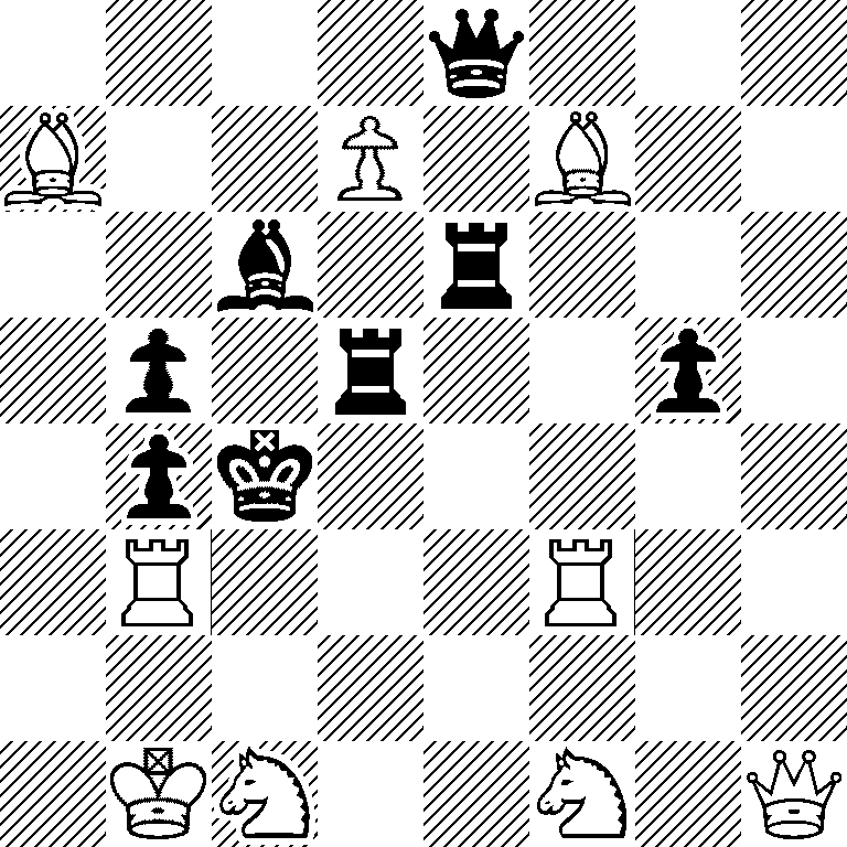 4q3/B2P1B2/2b1r3/1p1r2p1/1pk5/1R3R2/8/1KN2N1Q