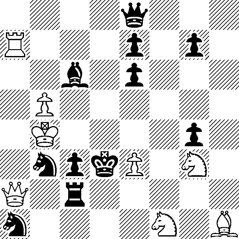 4q3/R3p1p1/2b1p3/1P6/1K4p1/1npkP1N1/Q1r5/n4N1B