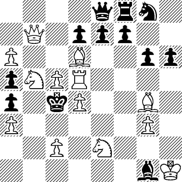 4qrn1/1Q1ppp2/P2B2pp/pNPR4/p1kP2B1/P5P1/2P1N3/6bK