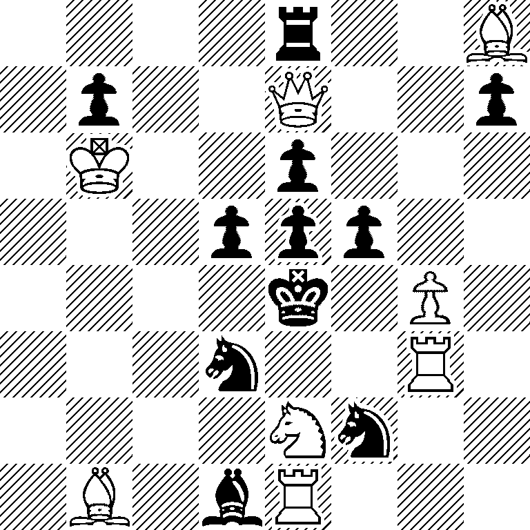 4r2B/1p2Q2p/1K2p3/3ppp2/4k1P1/3n2R1/4Nn2/1B1bR3