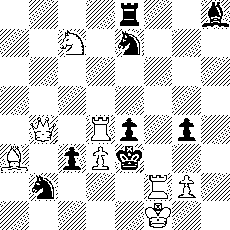 4r2b/2N1n3/8/8/1Q1Rp1p1/B1pPk3/1n3RP1/5K2