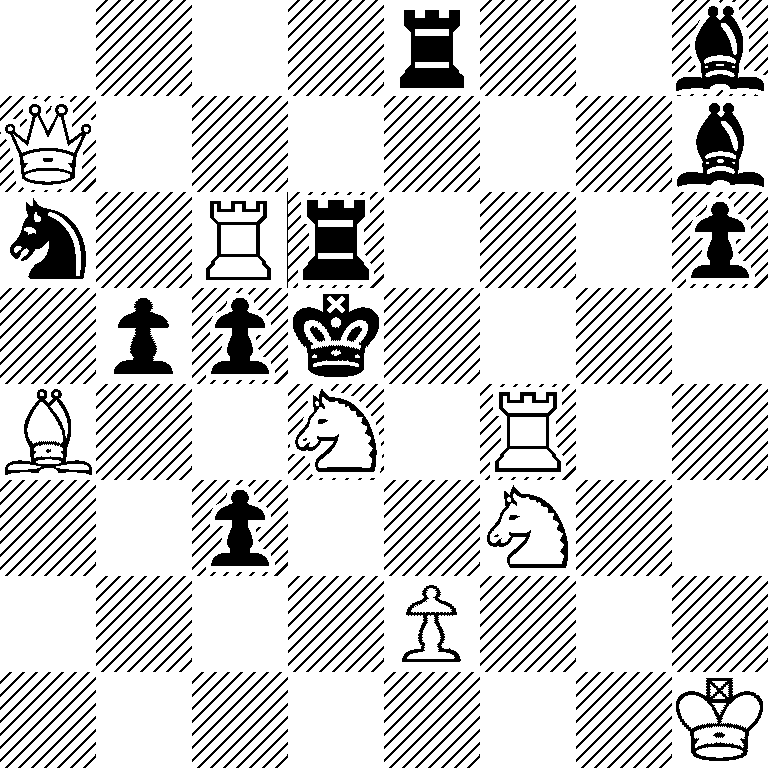 4r2b/Q6b/n1Rr3p/1ppk4/B2N1R2/2p2N2/4P3/7K