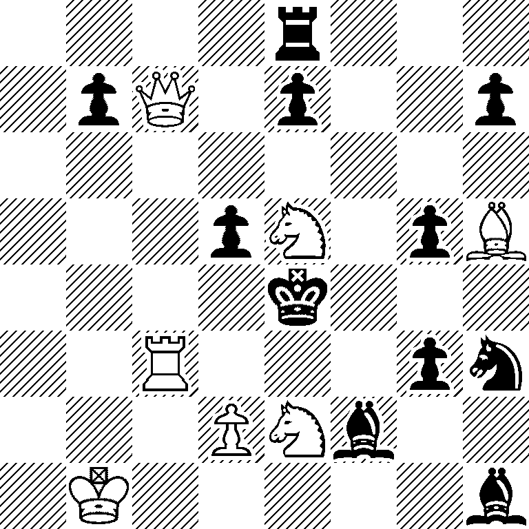 4r3/1pQ1p2p/8/3pN1pB/4k3/2R3pn/3PNb2/1K5b