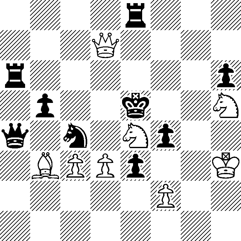 4r3/3Q4/r6p/1p2k2N/q1n1Np2/1BPPp2K/5P2/8