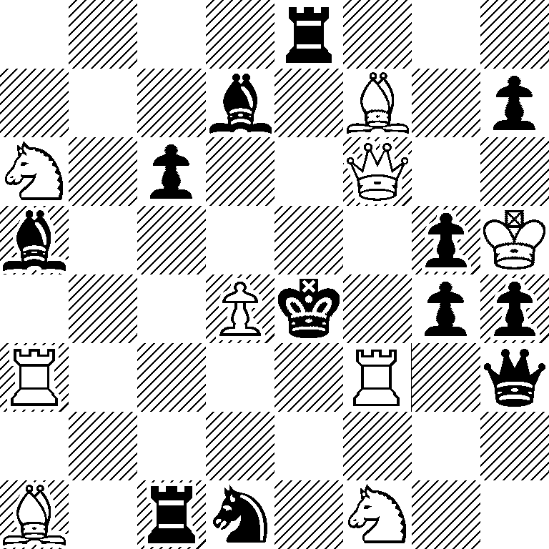 4r3/3b1B1p/N1p2Q2/b5pK/3Pk1pp/R4R1q/8/B1rn1N2
