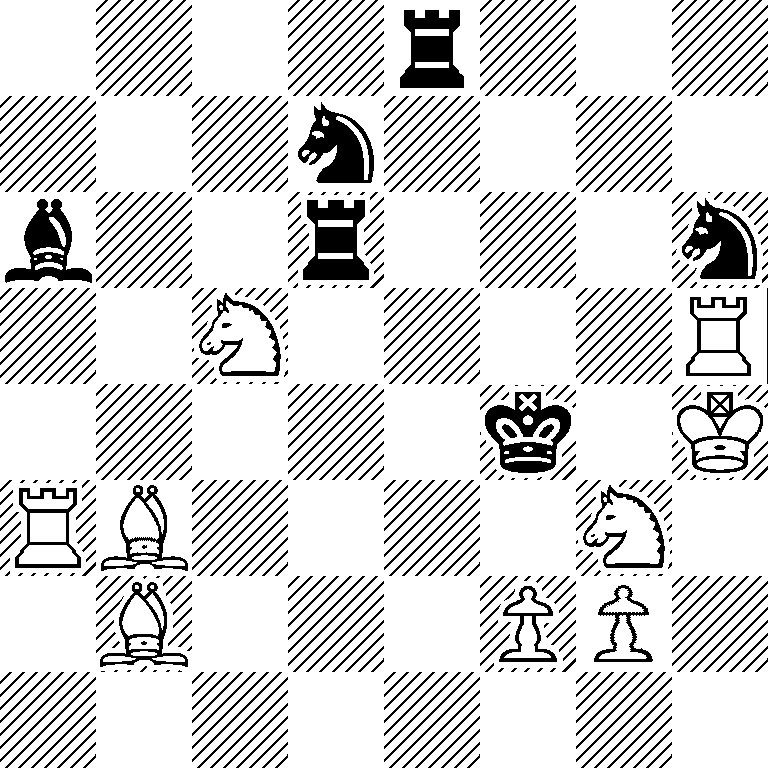 4r3/3n4/b2r3n/2N4R/5k1K/RB4N1/1B3PP1/8