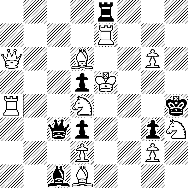 4r3/4R3/Q2B2P1/3pK3/R2N3k/2qp2pN/3P2P1/2bB4