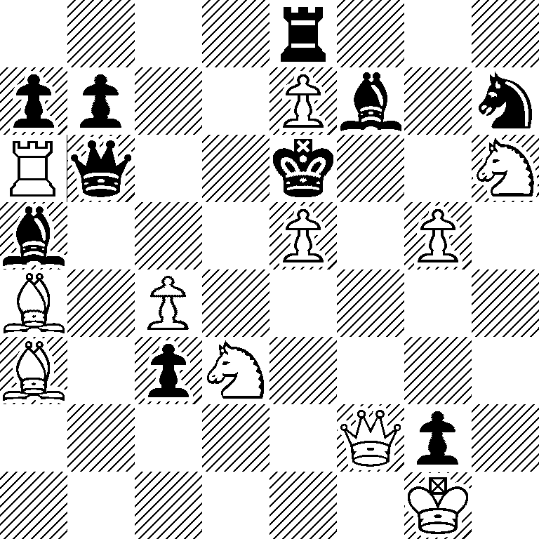 4r3/pp2Pb1n/Rq2k2N/b3P1P1/B1P5/B1pN4/5Qp1/6K1
