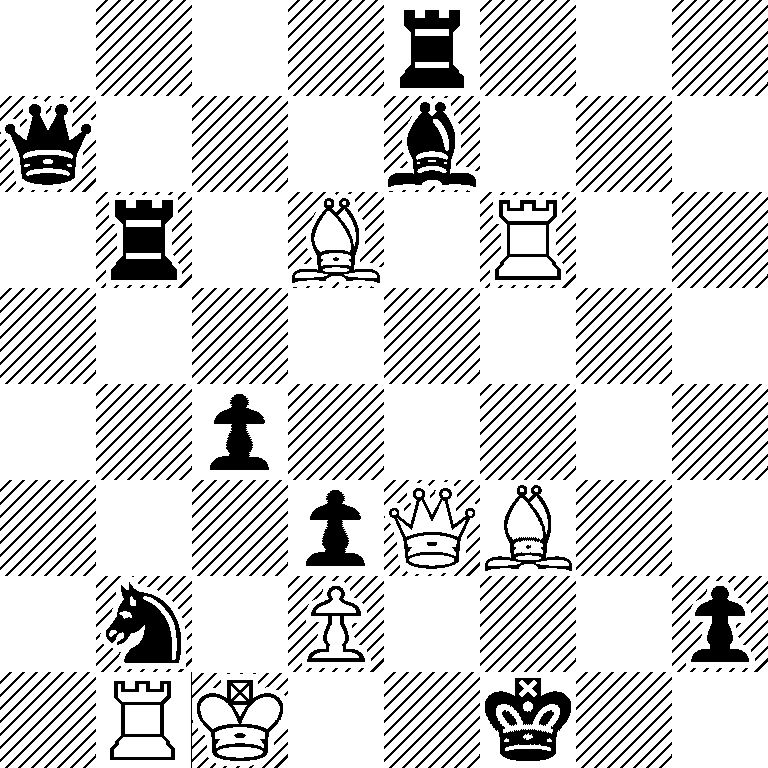 4r3/q3b3/1r1B1R2/8/2p5/3pQB2/1n1P3p/1RK2k2
