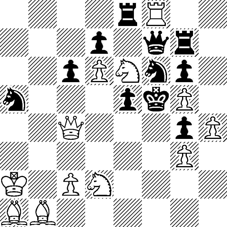 4rR2/3p1qr1/2pPNnp1/n3pkP1/2Q3pP/6P1/K1PN4/BB6
