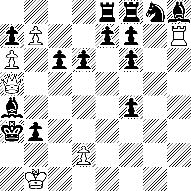 4rrnb/pP2pp1R/P1pp1p2/Q7/b4p2/kp6/3P4/1K6