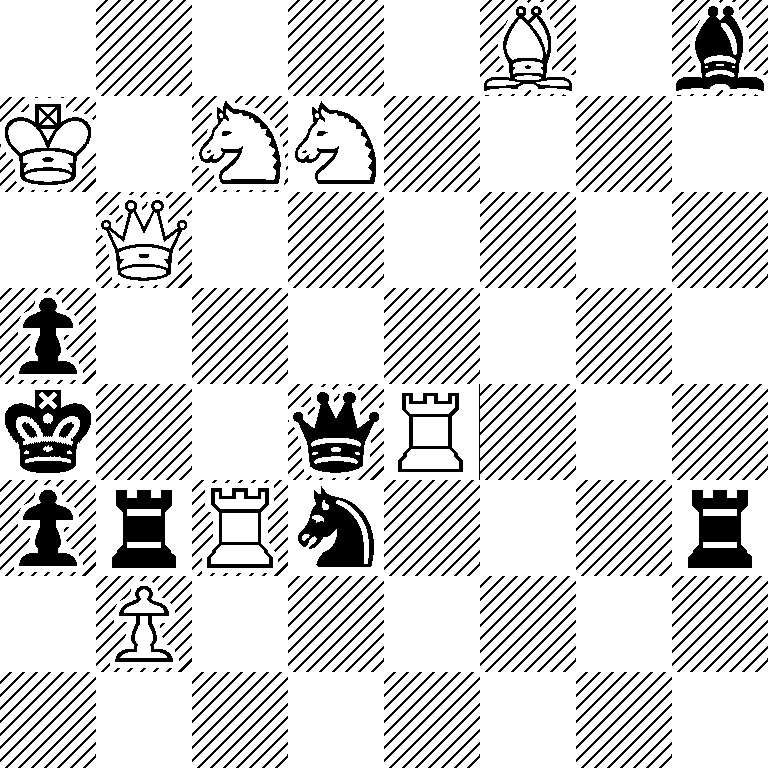 5B1b/K1NN4/1Q6/p7/k2qR3/prRn3r/1P6/8