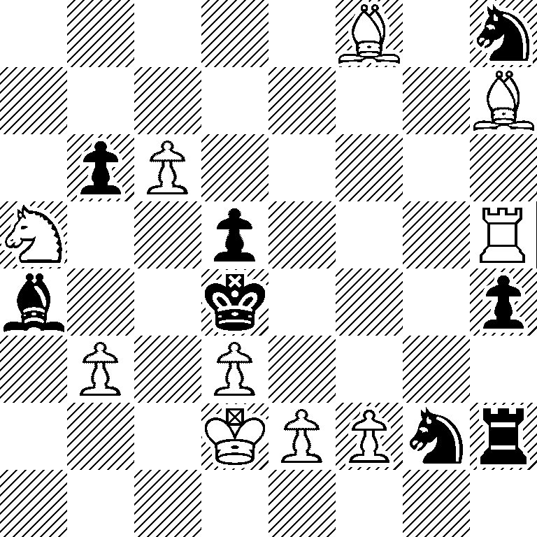 5B1n/7B/1pP5/N2p3R/b2k3p/1P1P4/3KPPnr/8