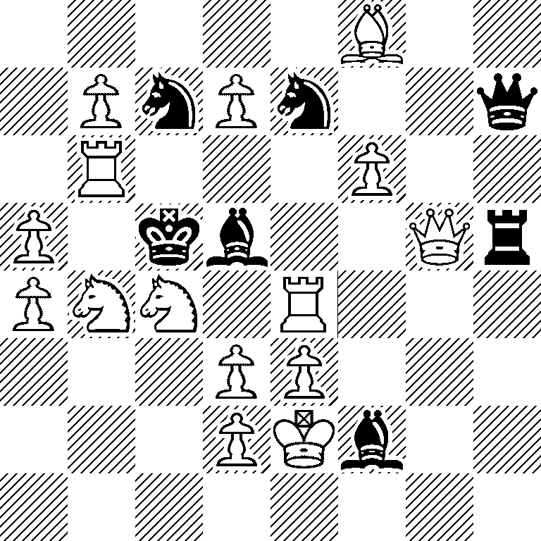 5B2/1PnPn2q/1R3P2/P1kb2Qr/PNN1R3/3PP3/3PKb2/8