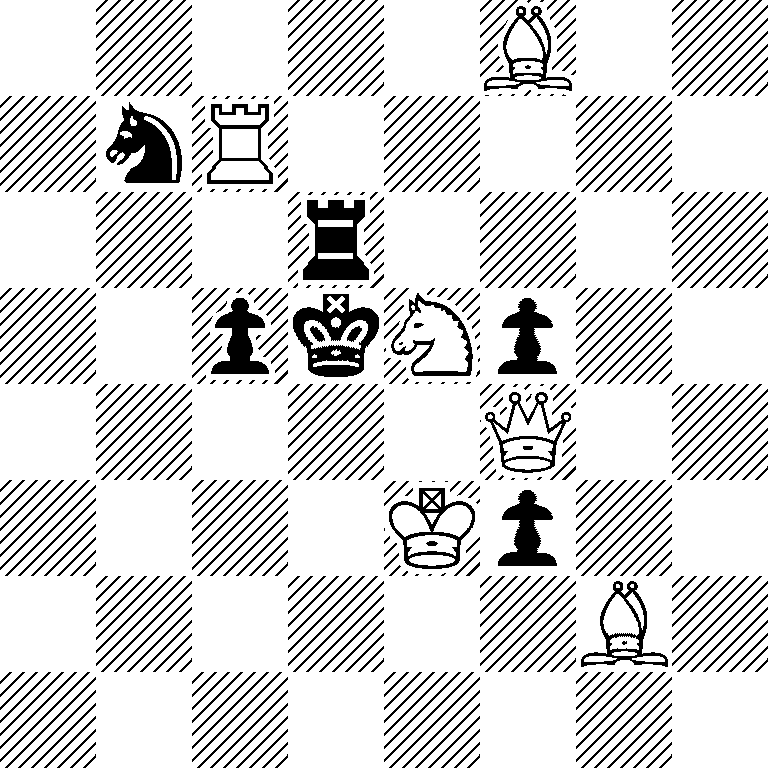 5B2/1nR5/3r4/2pkNp2/5Q2/4Kp2/6B1/8