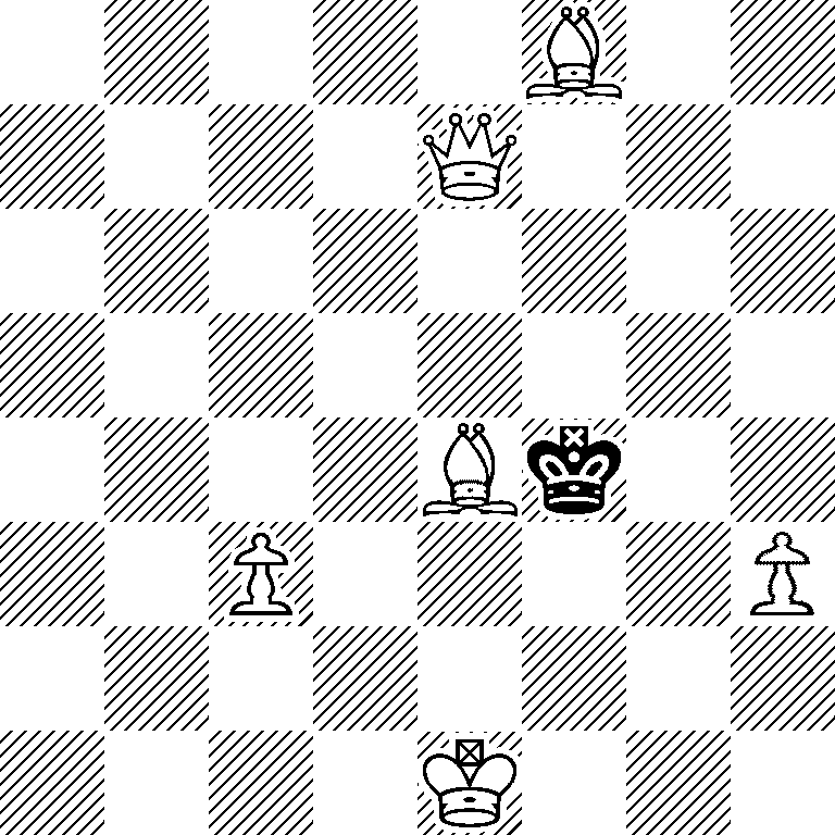 5B2/4Q3/8/8/4Bk2/2P4P/8/4K3