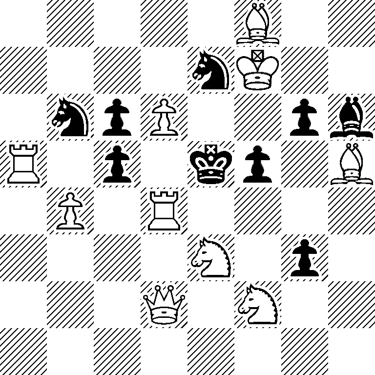 5B2/4nK2/1npP2pb/R1p1kp1B/1P1R4/4N1p1/3Q1N2/8