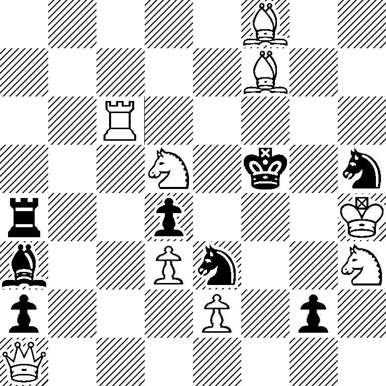 5B2/5B2/2R5/3N1k1n/r2p3K/b2Pn2N/p3P1p1/Q7