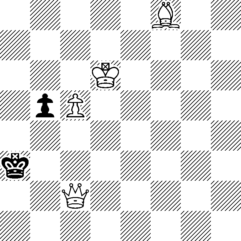 5B2/8/3K4/1pP5/8/k7/2Q5/8